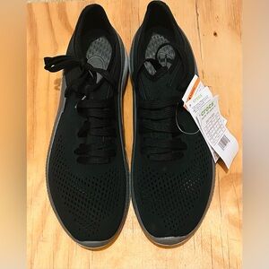 CROCS Black Perforated Sneakers